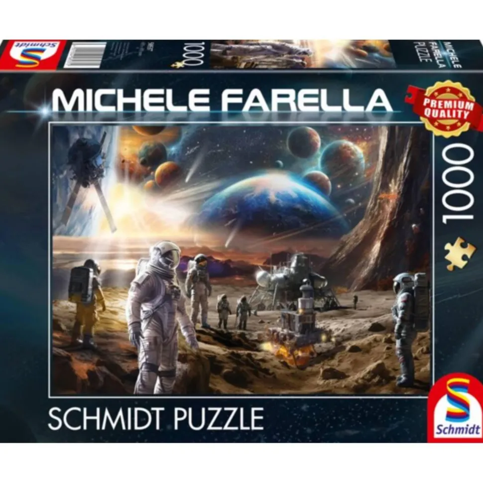 Puzzle 1000 pièces : L’ultime frontière : missions spatiales - Michele Farella - Schmidt