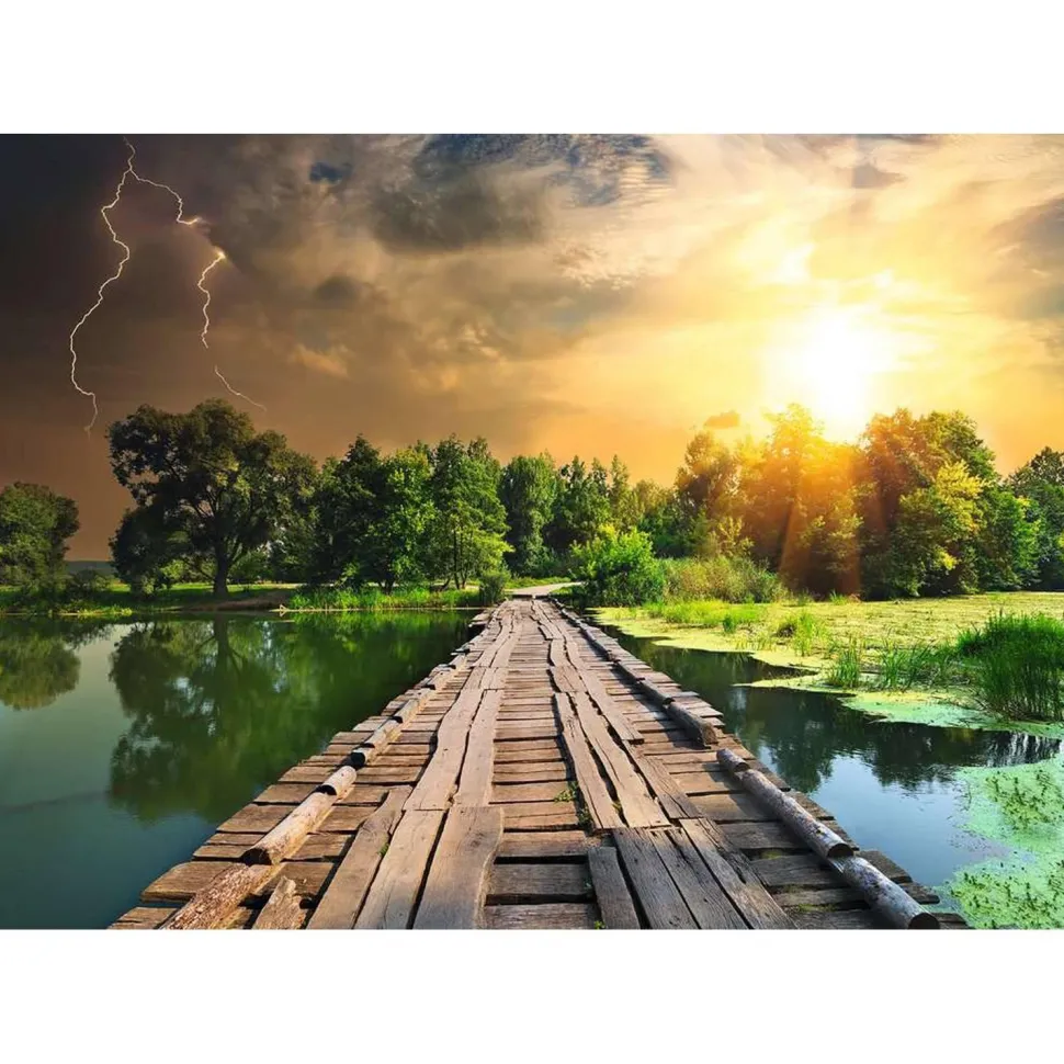 Puzzle 1000 pièces - Lumière mystique - Ravensburger