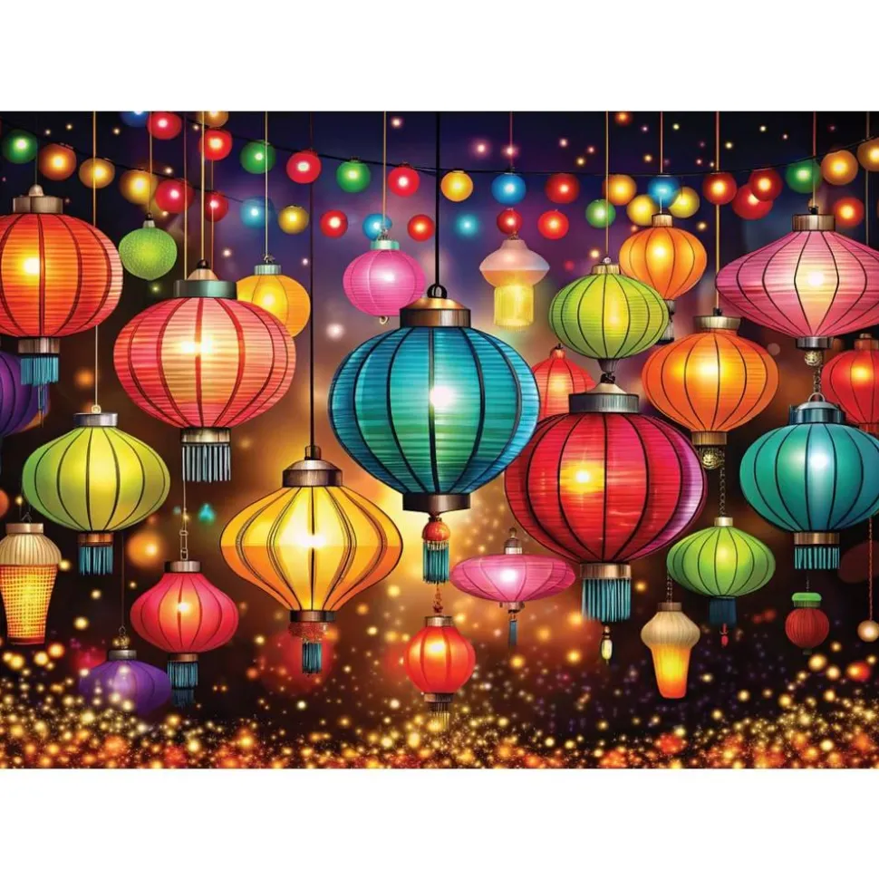 Puzzle 1000 pièces : Lumières colorées - Yazz puzzle