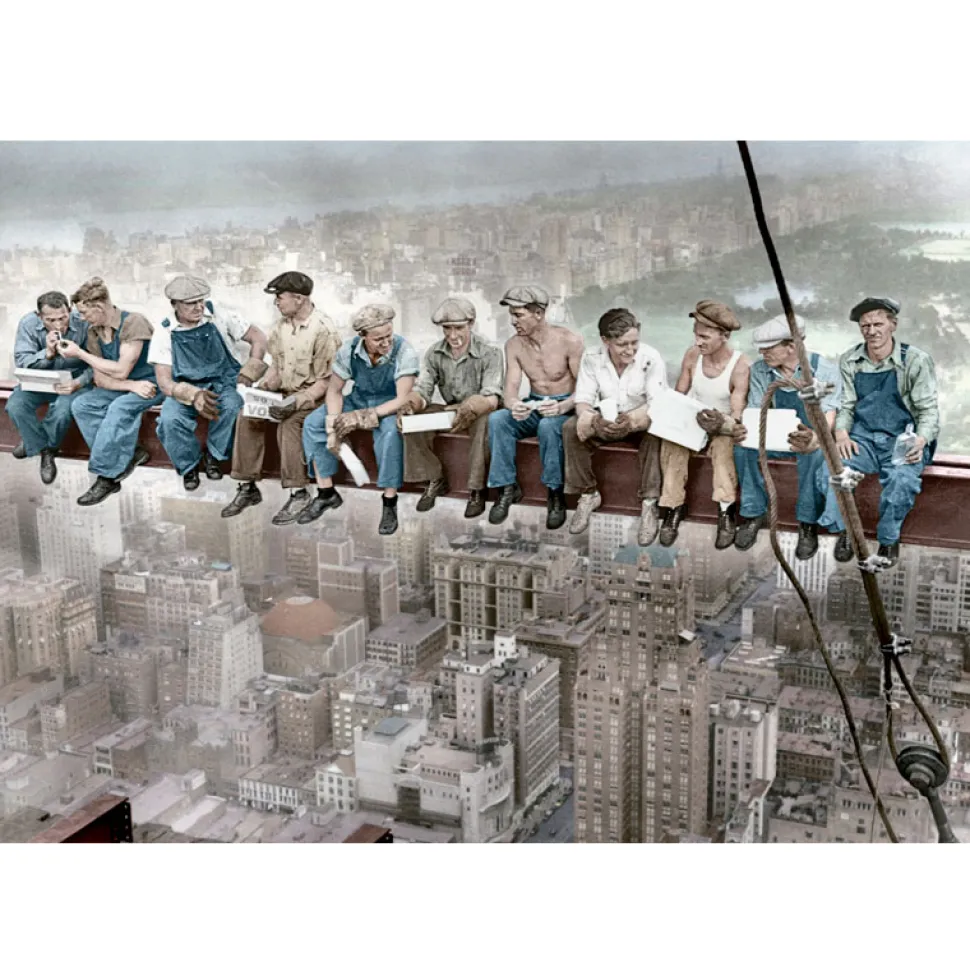 Puzzle 1500 pièces : Lunch sur un gratte-ciel - Educa