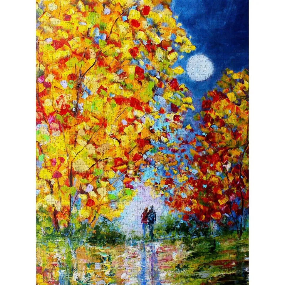 Puzzle 1000 Pièces : Lune d'Automne - EnjoyPuzzle