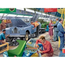 Puzzle 1000 pièces : L'Usine Automobile - Falcon de luxe