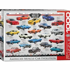 Puzzle 1000 pièces : L'évolution des voitures - Eurographics