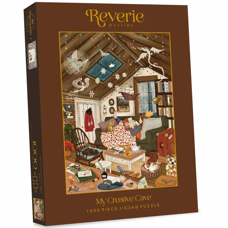 Puzzle 1000 pièces : Ma Grotte Créative - Reverie Puzzle