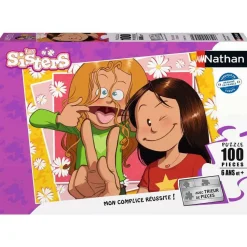 Puzzle 100 pièces : Ma sister d'amour - Les Sisters - Nathan