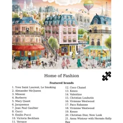Puzzle 1000 pièces : maison de la mode Paris - Penny Puzzle