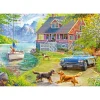 Puzzle 200 pièces : Maison d'été au lac - Ravensburger