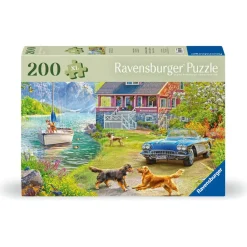 Puzzle 200 pièces : Maison d'été au lac - Ravensburger
