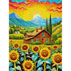 Puzzle 1000 Pièces : Maison Tournesol - EnjoyPuzzle