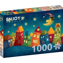 Puzzle 1000 Pièces : Maisons colorées fantastiques - EnjoyPuzzle