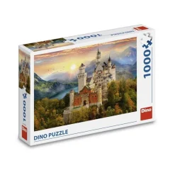 Puzzle 1000 pièces : Malovaný Neuschwanstein - Dino