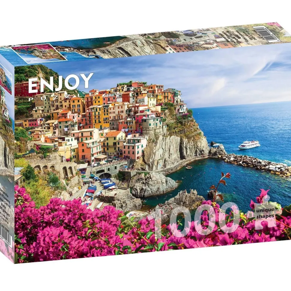Puzzle 1000 pièces : Manarola, Cinque Terre, Italie - EnjoyPuzzle