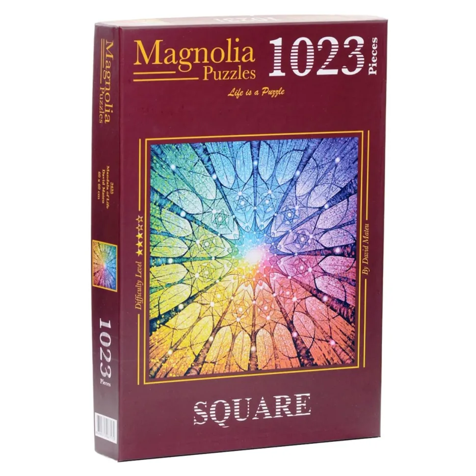 Puzzle 1023 pièces : Mandala de la Vie - David Mateu - Edition Spéciale - Magnolia