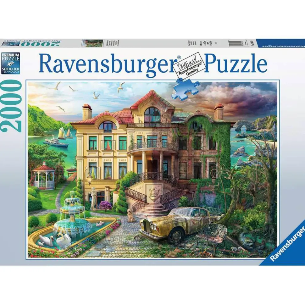 Puzzle 2000 pièces : Manoir au fil du temps - Ravensburger