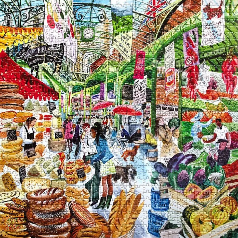 Puzzle 1000 pièces : Marché de Londres - Eeboo