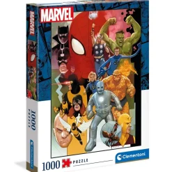 Puzzle 1000 pièces : Marvel 80 - Clementoni