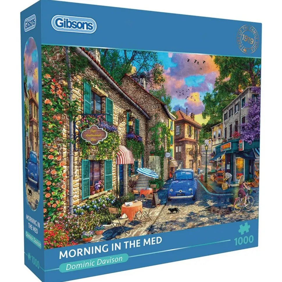 Puzzle 1000 pièces : Matin en Méditerranée - Gibsons