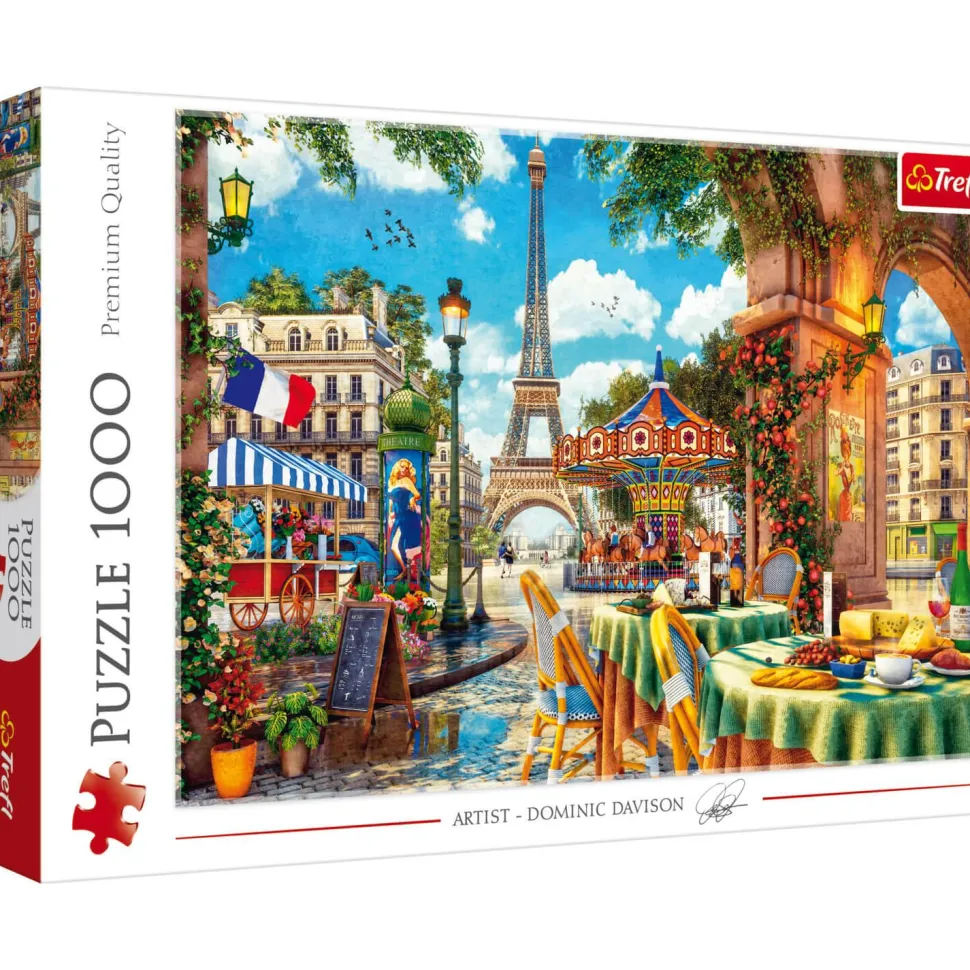 Puzzle 1000 pièces : Matin parisien - Trefl