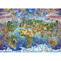 Puzzle 5000 pièces : Merveilles du Monde - Eurographics