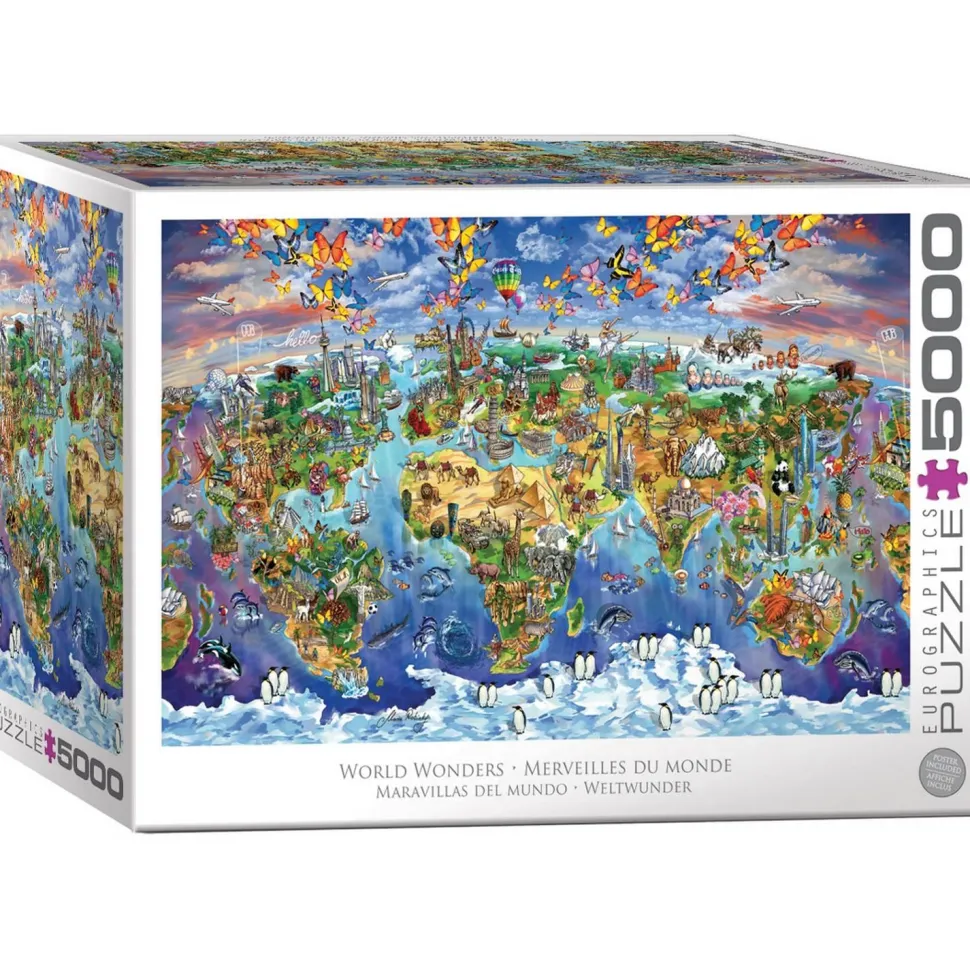 Puzzle 5000 pièces : Merveilles du Monde - Eurographics
