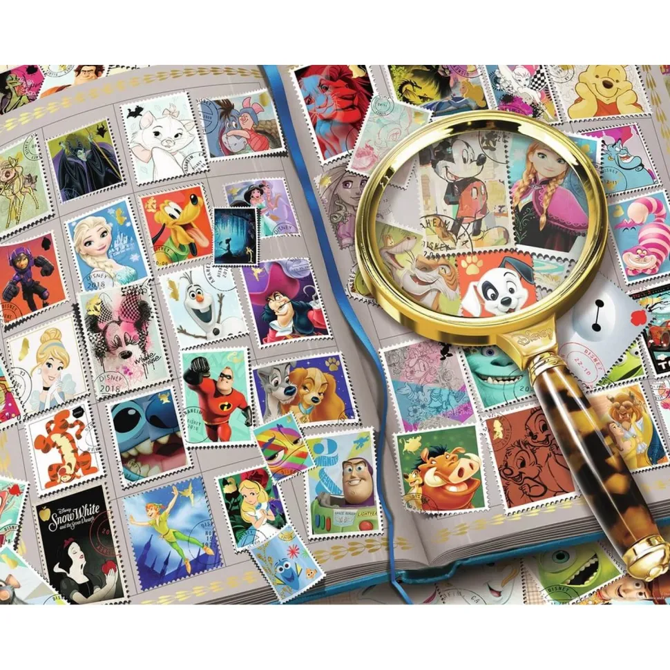 Puzzle 2000 pièces : Mes timbres préférés Disney - Ravensburger