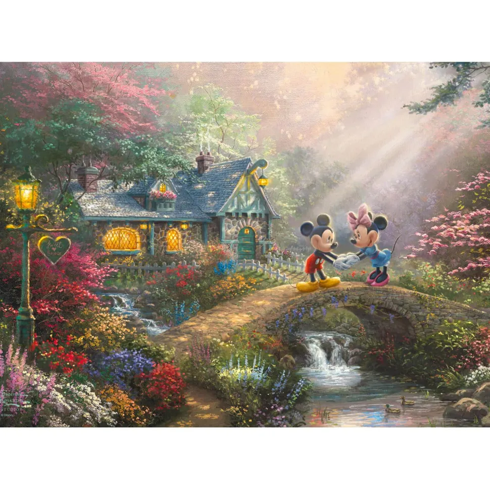Puzzle 500 pièces : Mickey et Minnie - Schmidt