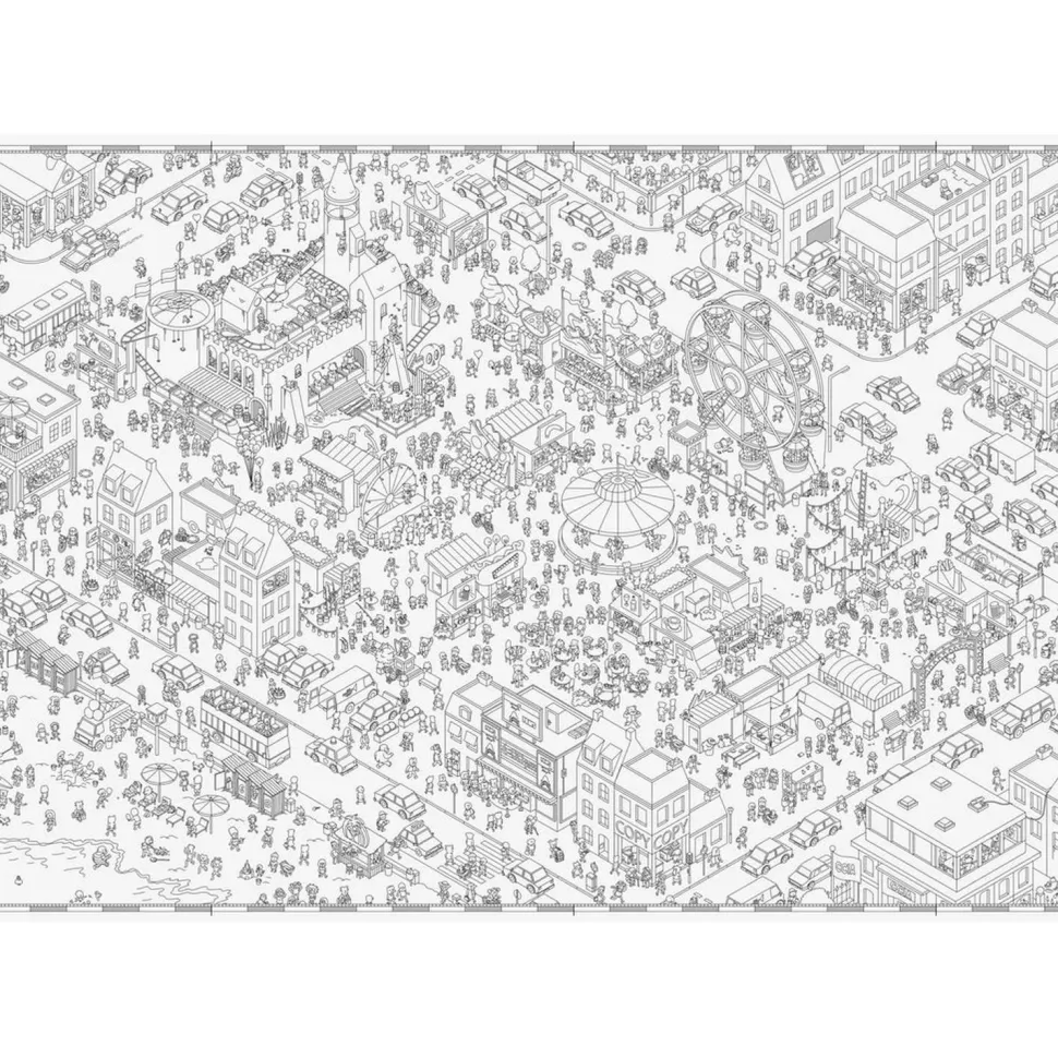 Puzzle 500 pièces : MICRO MACRO - PUZZLE FUNFAIR - Blackrock