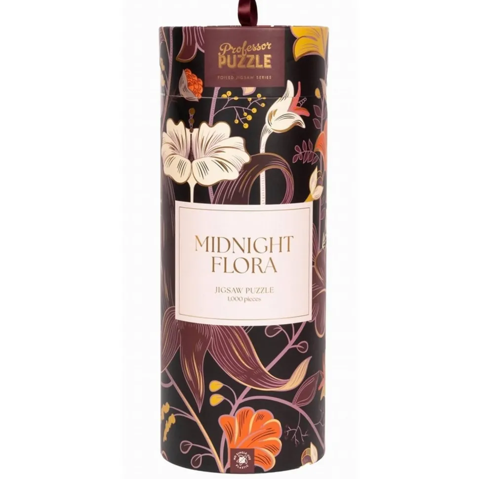 Puzzle 1000 pièces : MIDNIGHT FLORA - Professor Puzzle