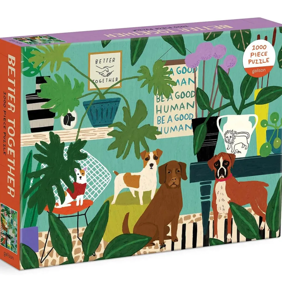 Puzzle 1000 pièces : Mieux ensemble - Galison