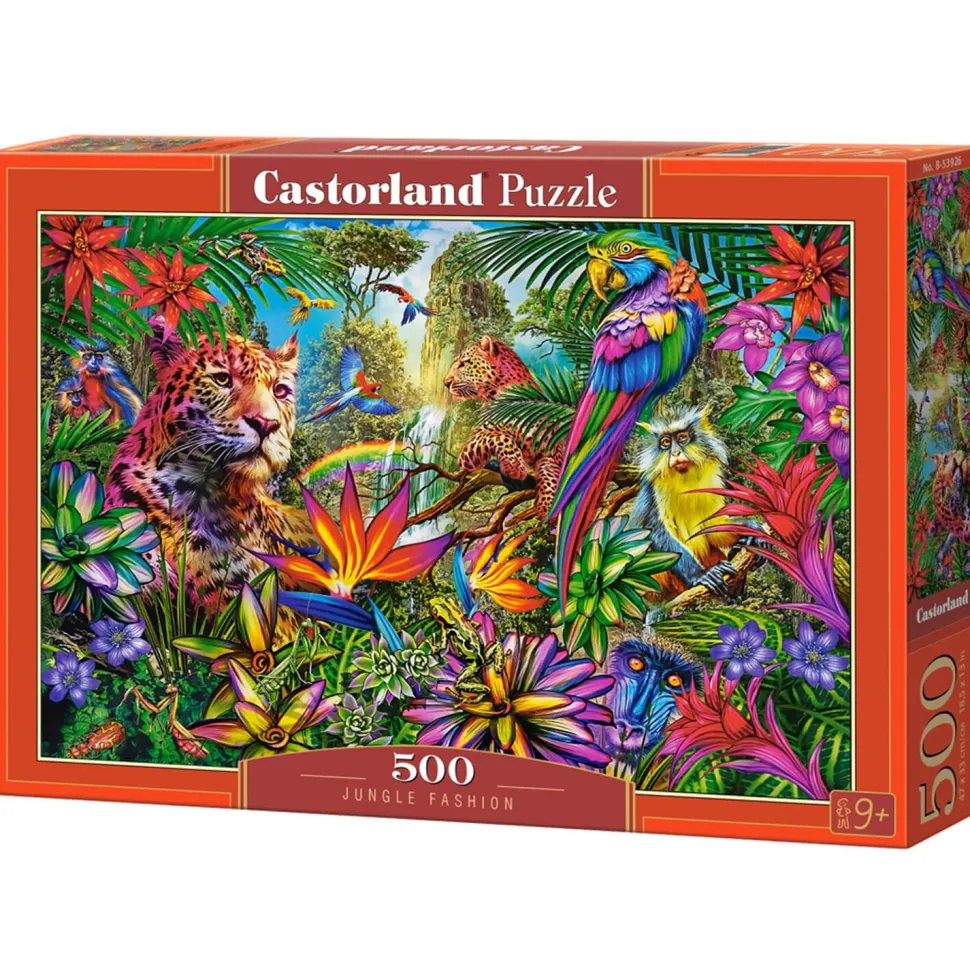 Puzzle 500 pièces : Mode Jungle - Castorland