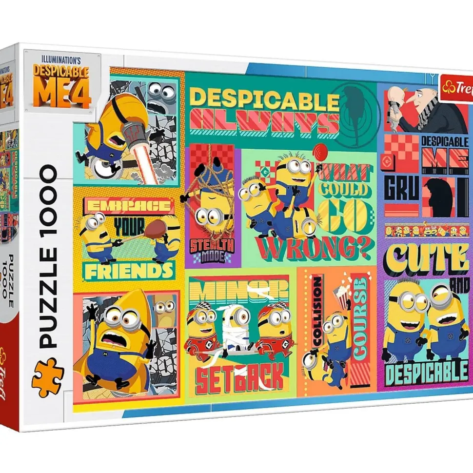 Puzzle 1000 pièces : Moi, moche et méchant 4 - Trefl