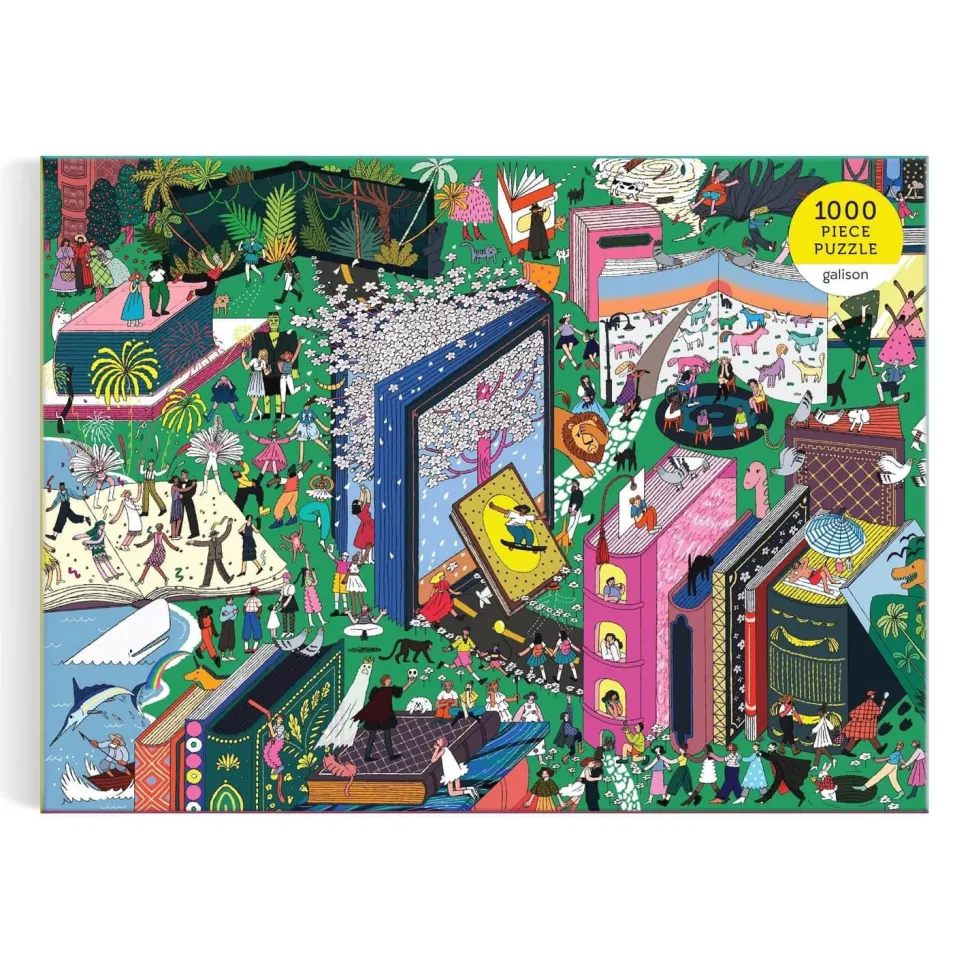 Puzzle 1000 pièces : Monde du Livre - Galison