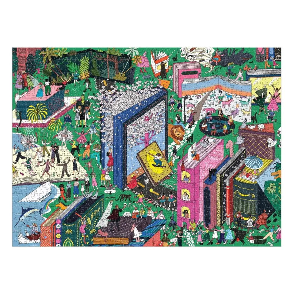 Puzzle 1000 pièces : Monde du Livre - Galison