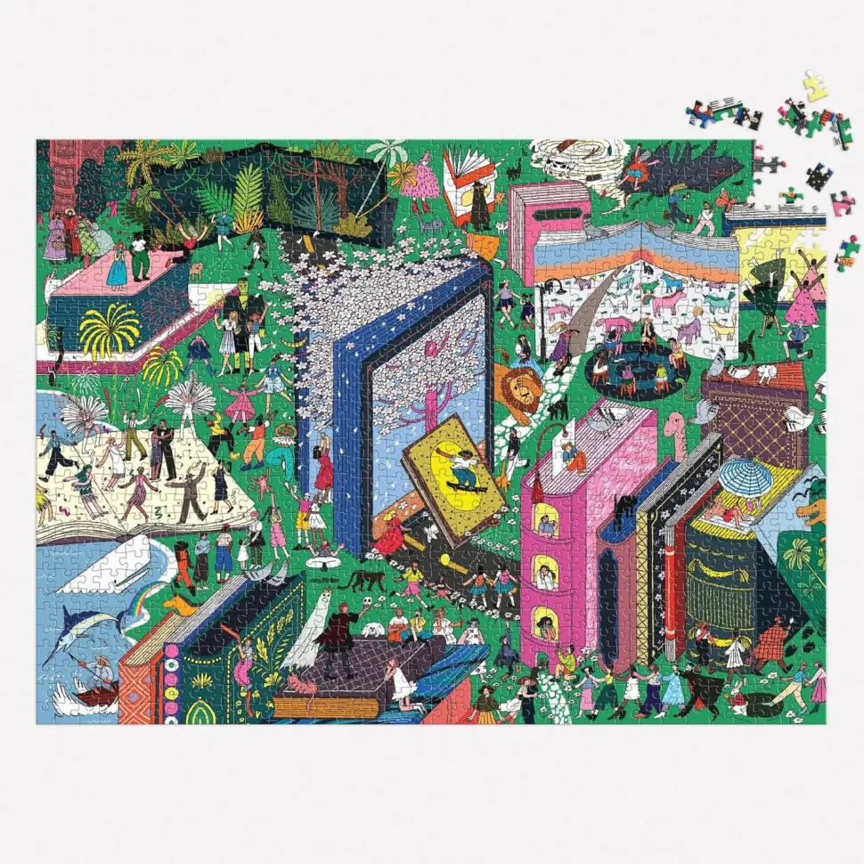 Puzzle 1000 pièces : Monde du Livre - Galison