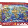 Puzzle 2000 pièces : Monde fou - Eurographics