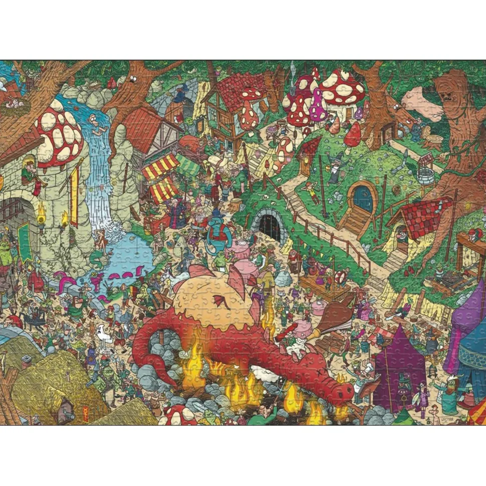 Puzzle 1000 pièces : Monde imaginaire - Heye