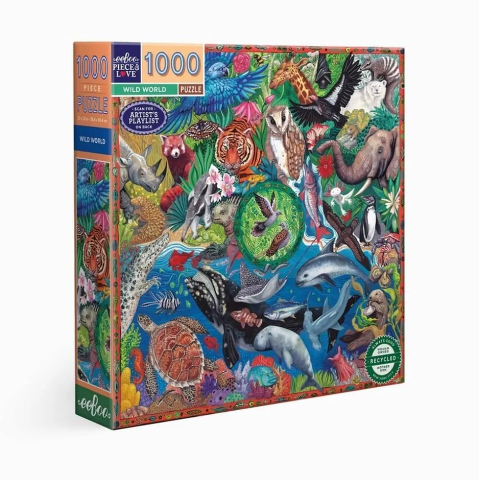 Puzzle 1000 pièces : Monde sauvage - Eeboo