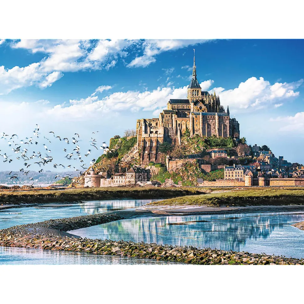 Puzzle 1000 pièces : Mont Saint-Michel, France - Trefl