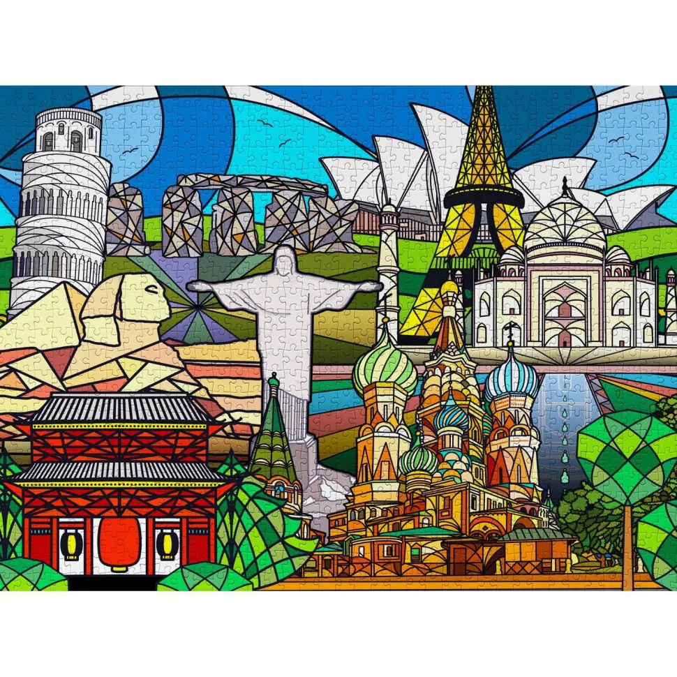 Puzzle 1000 pièces : Monuments du Monde - EnjoyPuzzle