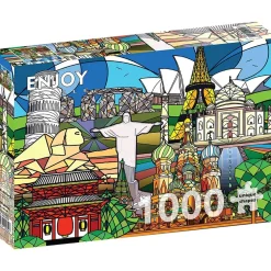 Puzzle 1000 pièces : Monuments du Monde - EnjoyPuzzle