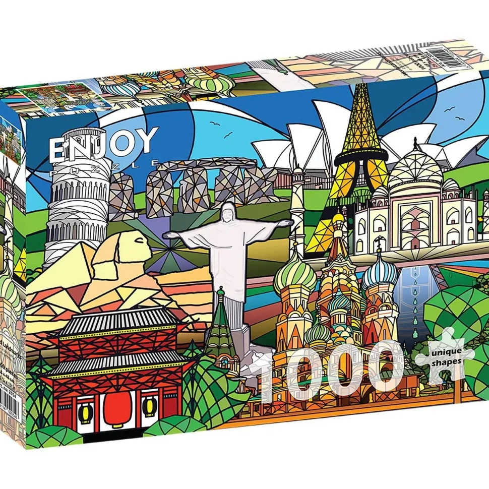 Puzzle 1000 pièces : Monuments du Monde - EnjoyPuzzle
