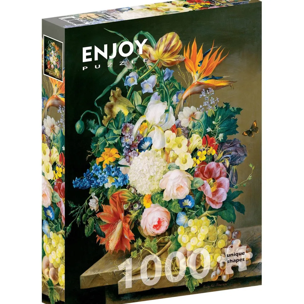Puzzle 1000 Pièces : Morceau de Fleur - EnjoyPuzzle