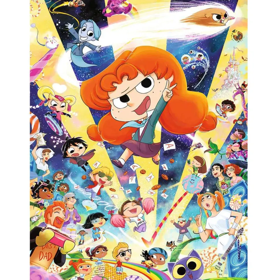 Puzzle 500 pièces : Mortelle Adèle : Vive les Bizarres ! - Nathan