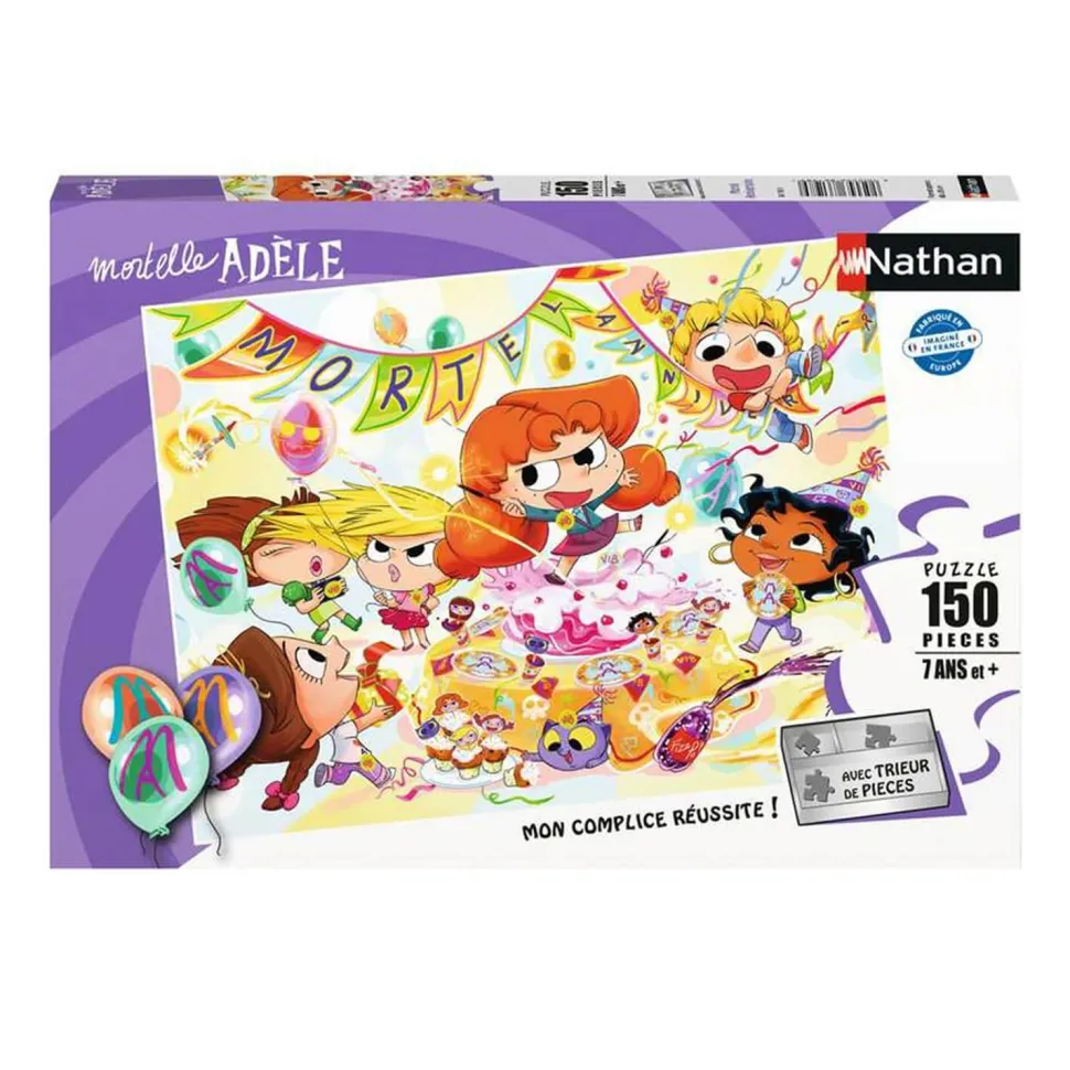 Puzzle 150 pièces : Mortelle Adèle : Mortel Anniversaire - Nathan
