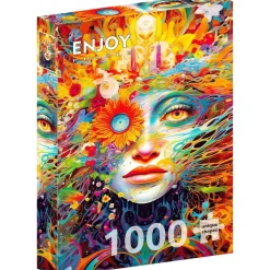 Puzzle 1000 pièces : Muse audacieuse - EnjoyPuzzle