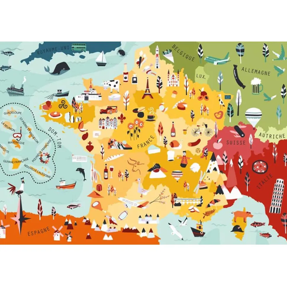 Puzzle 252 pièces : My Puzzle France - Helvetiq