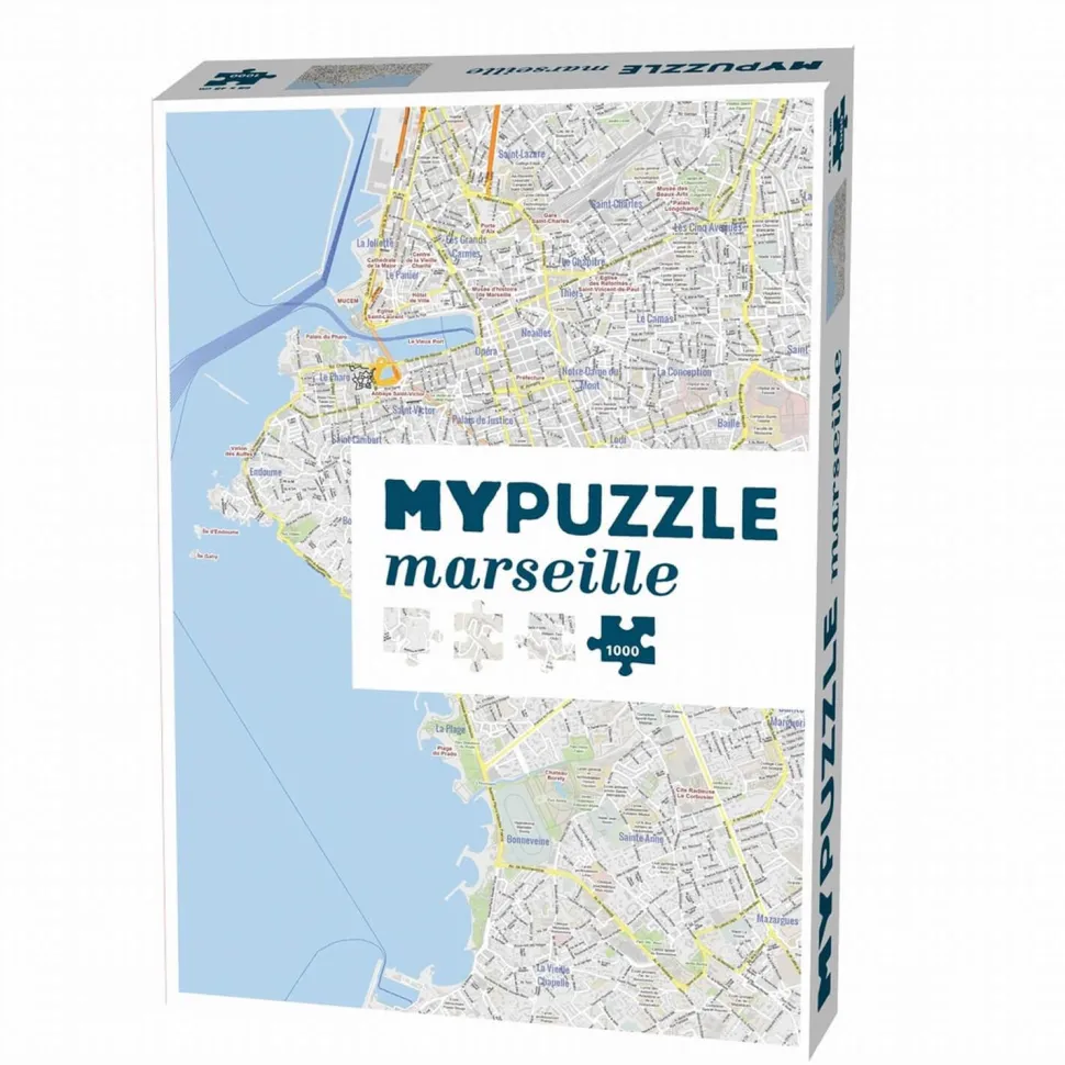 Puzzle 1000 pièces : MyPuzzle Marseille - Helvetiq