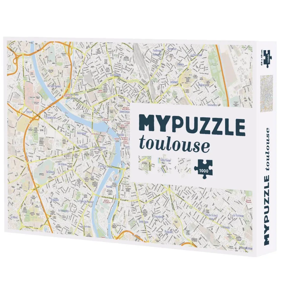 Puzzle 1000 pièces : MyPuzzle Toulouse - Helvetiq
