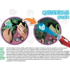 Puzzle 200 pièces : Mysterious Puzzle Junior : Forêt Enchantée - Educa
