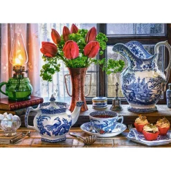 Puzzle 1500 pièces : Nature morte avec des Tulipes - Castorland